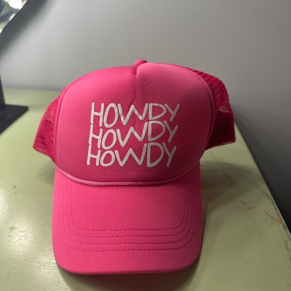 Pink Howdy Trucker Hat - Picture 1 of 3
